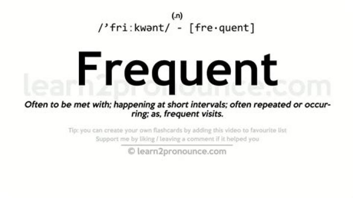 frequent meaning