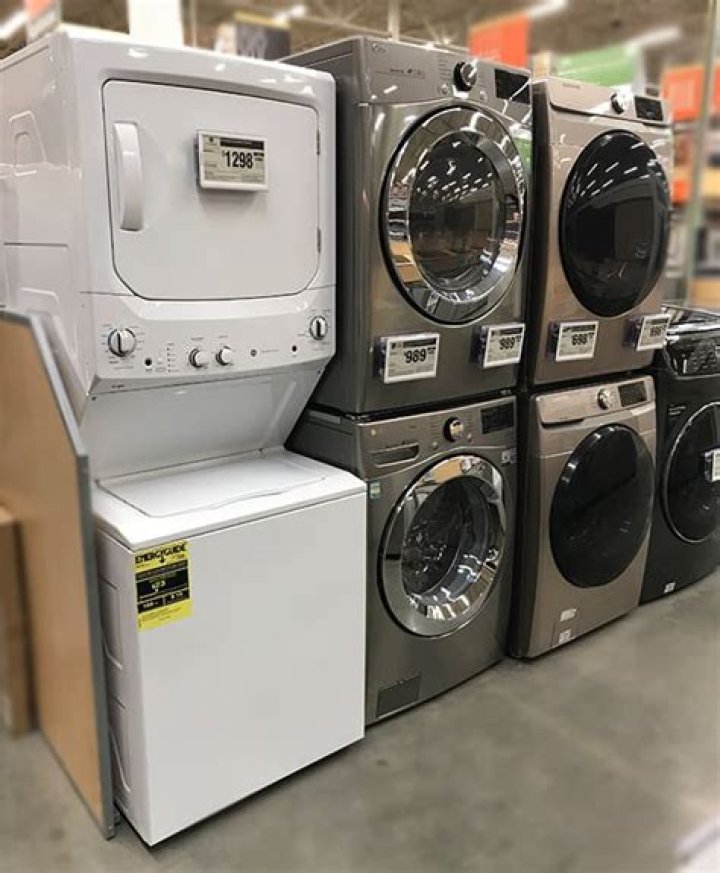 full size stackable washer and dryer