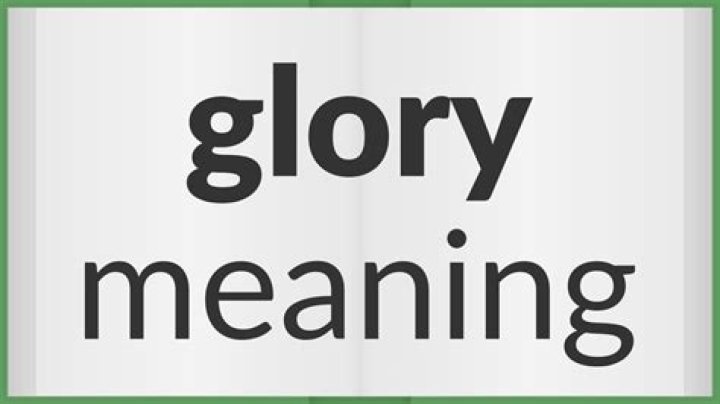 glory meaning