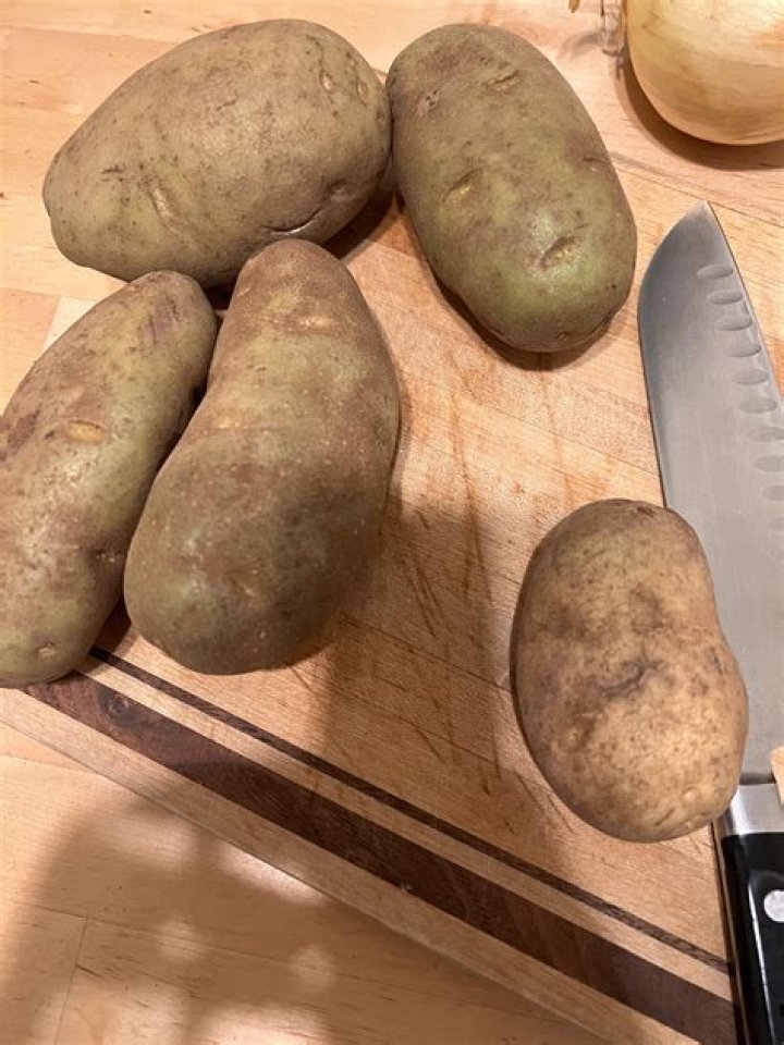 green potatoes