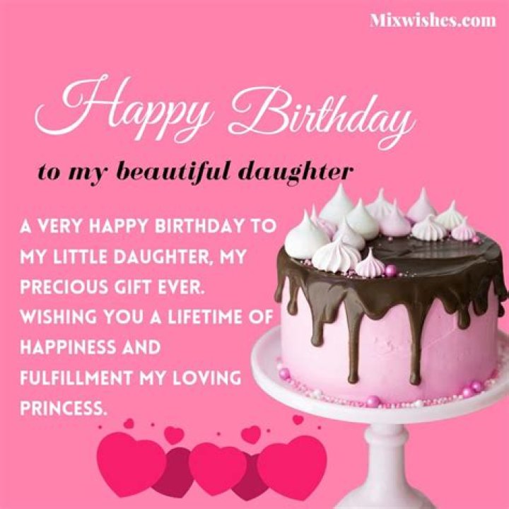 happy birthday to my daughter