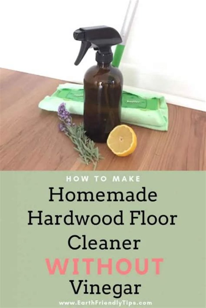 homemade hardwood floor cleaner without vinegar