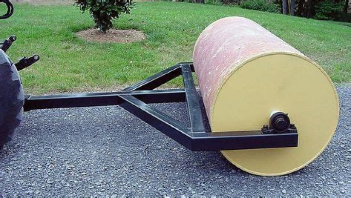 homemade lawn roller