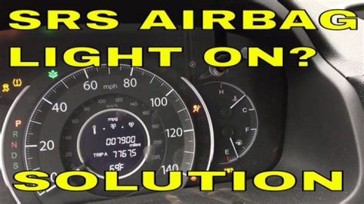 honda airbag light