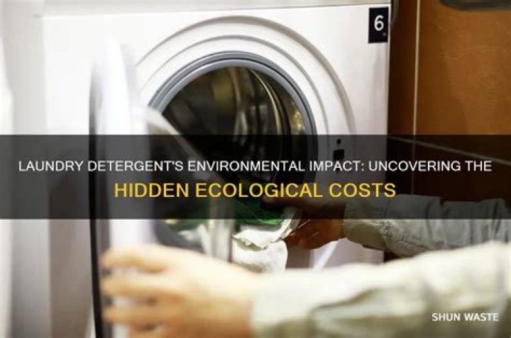 How bad is laundry detergent for the environment