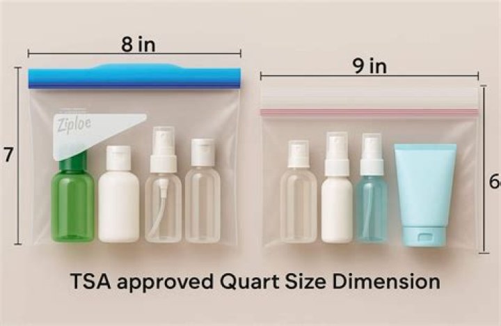 How big is a quart-sized bag?