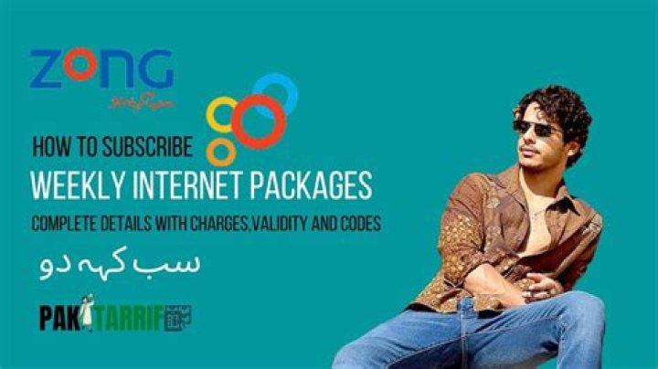 How can I subscribe Zong Super weekly internet package?