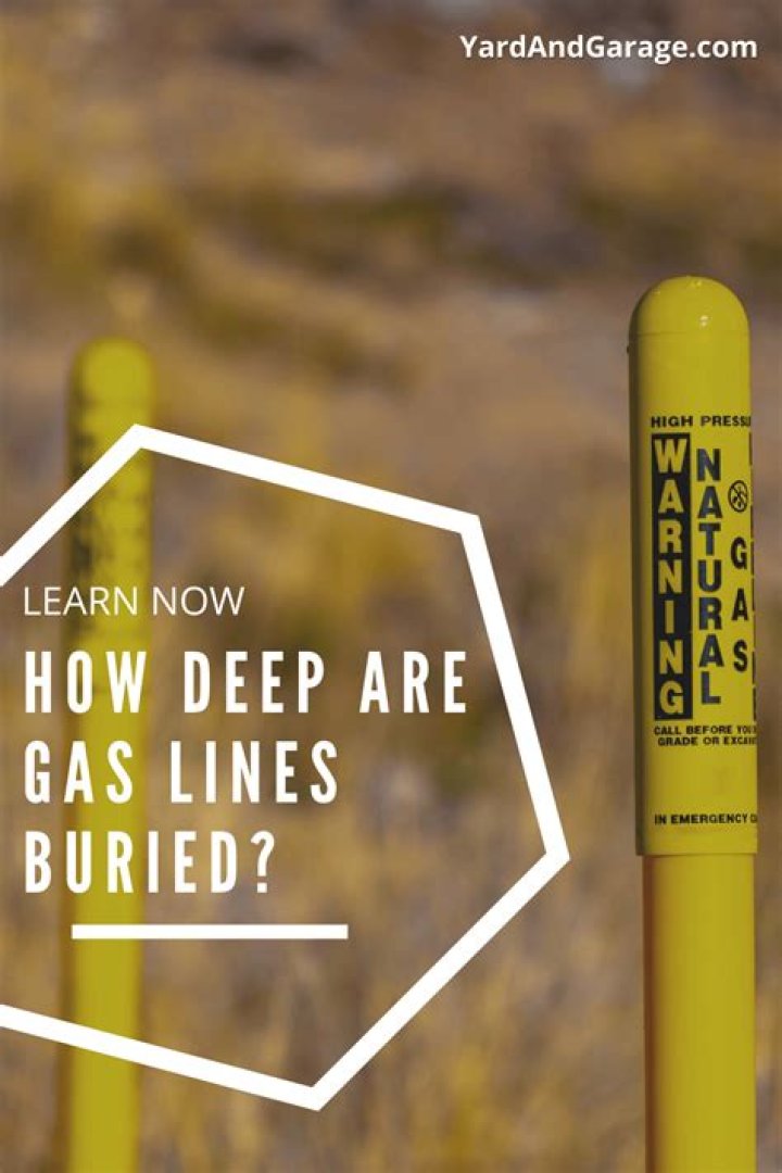 how deep gas lines buried