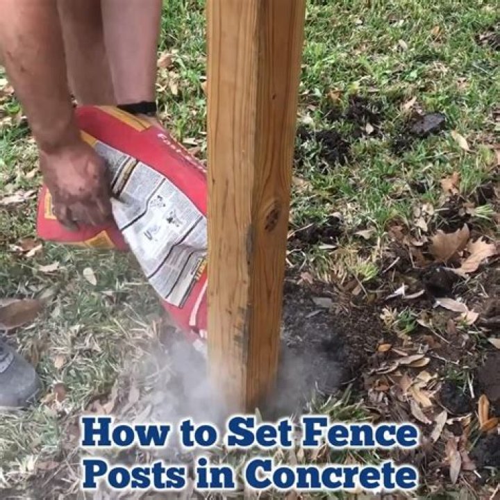 how deep should fence post be