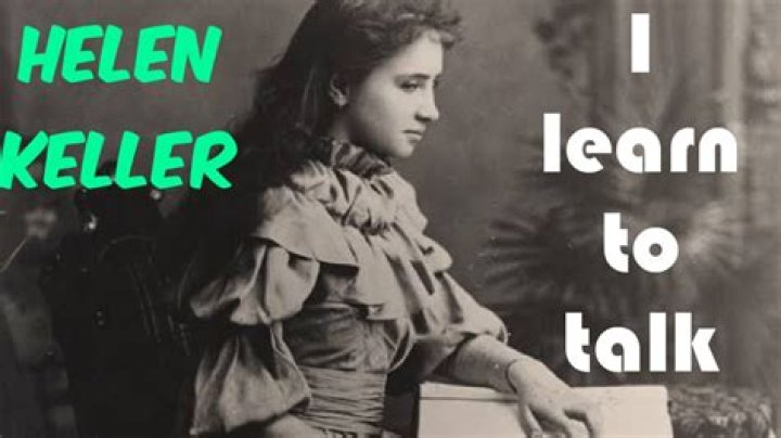 how did helen keller learn to read