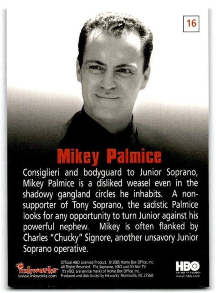 How did Mikey Palmice die