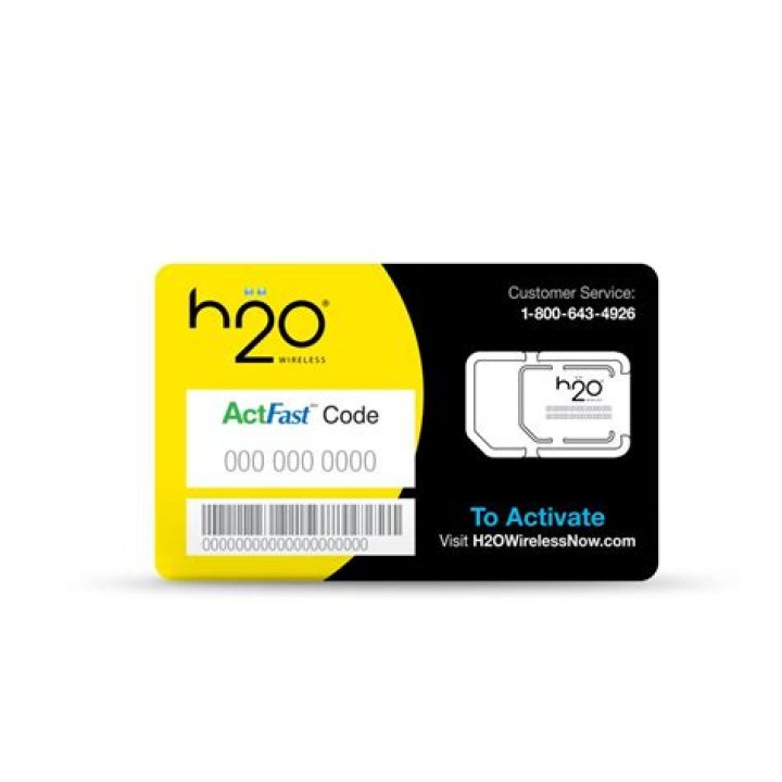 How do I activate my H2O Wireless SIM card?