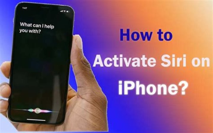 How do I activate Siri on my iPhone?