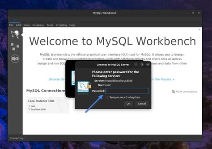 How do I change my MySQL workbench password