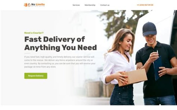 How do I create a local delivery website?
