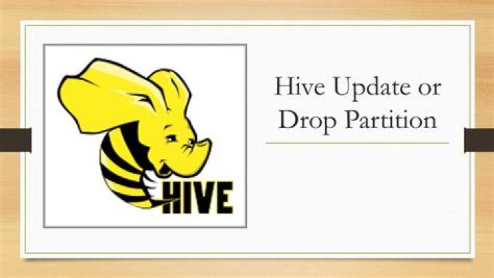 How do I drop a hive partition