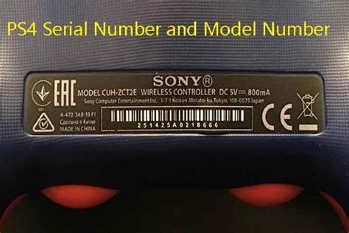 How do I find my PS4 registration number?