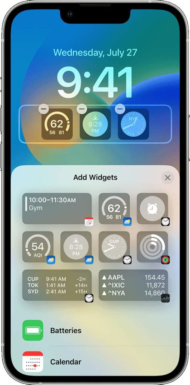 How do I put a widget on my iPhone home screen?