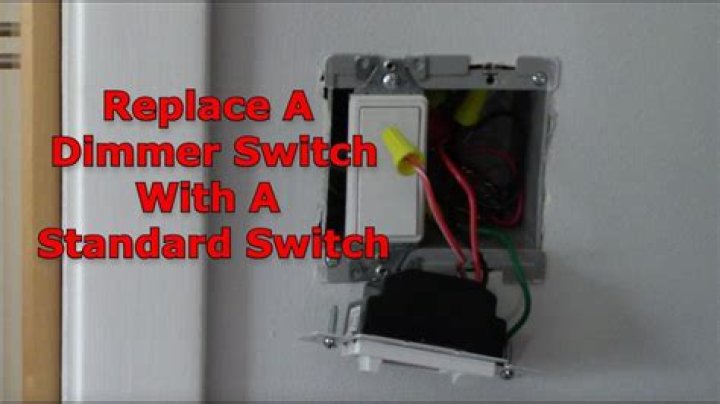 How do I replace a regular switch with a dimmer switch?