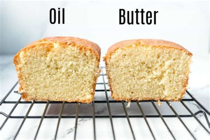 How do I substitute oil for butter in a cake?