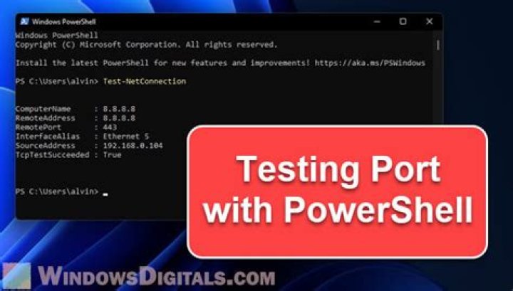 How do I telnet in PowerShell