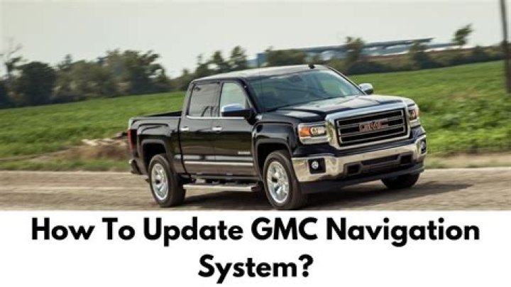 How do I update my GMC navigation system?