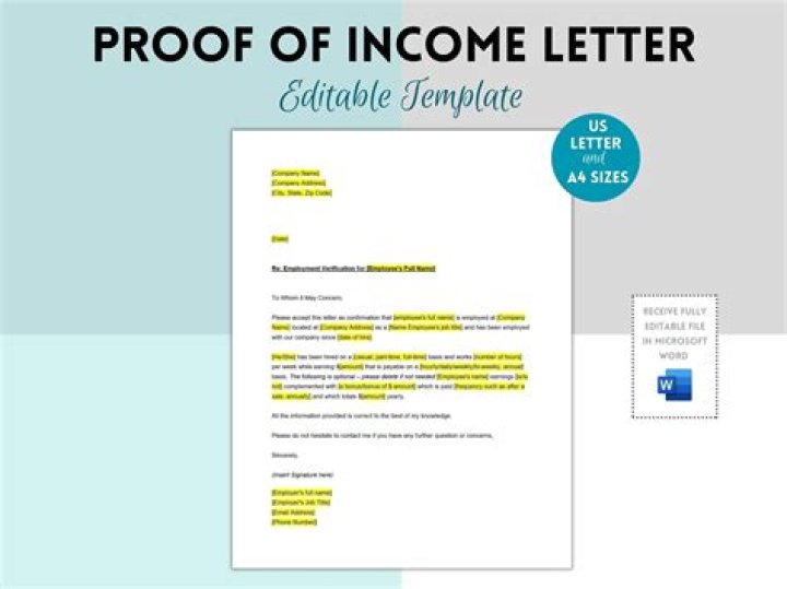 How do musicians show proof of income?