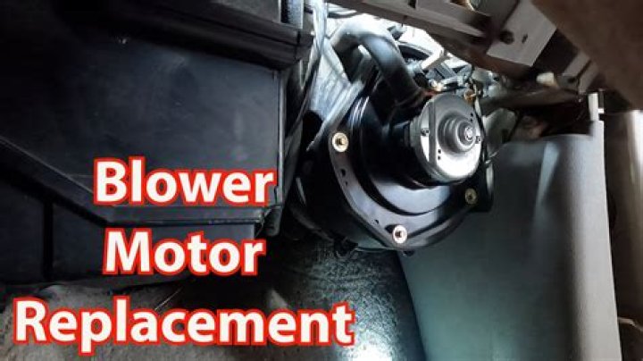 How do you change the blower motor on a 2002 Buick LeSabre