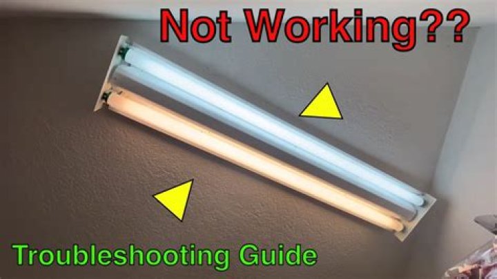 How do you check if a light fixture is working