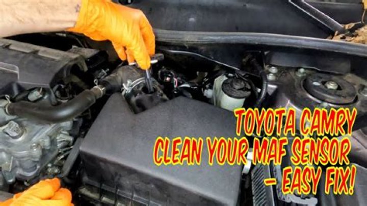 How do you clean a MAF Toyota Camry?