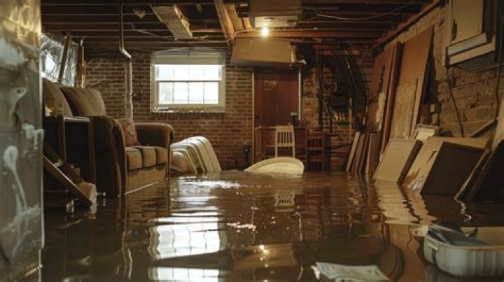 How do you clean a water damaged basement
