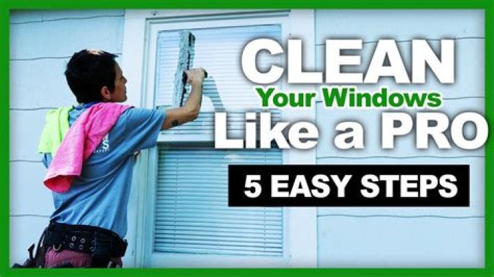 How do you clean windows with a garden hose