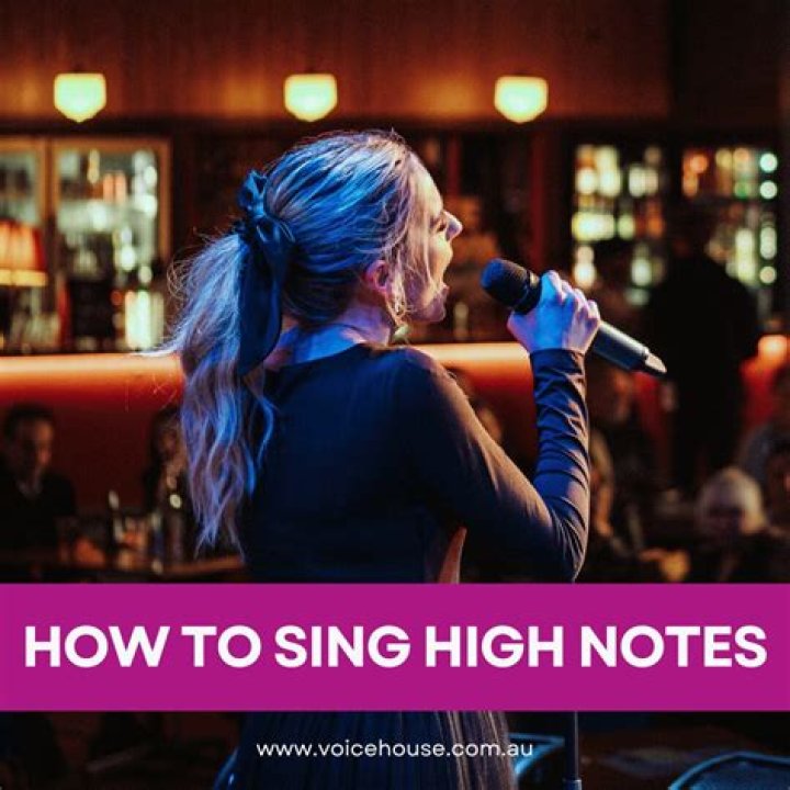 How do you comfortably sing high notes?