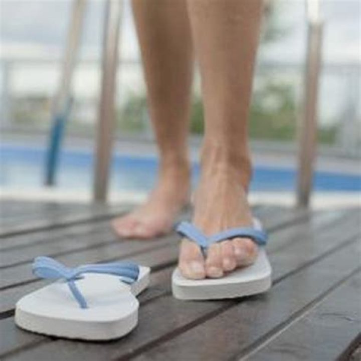 How do you disinfect flip flops?