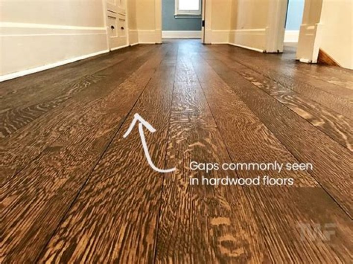 How do you fill gaps in wood subfloor