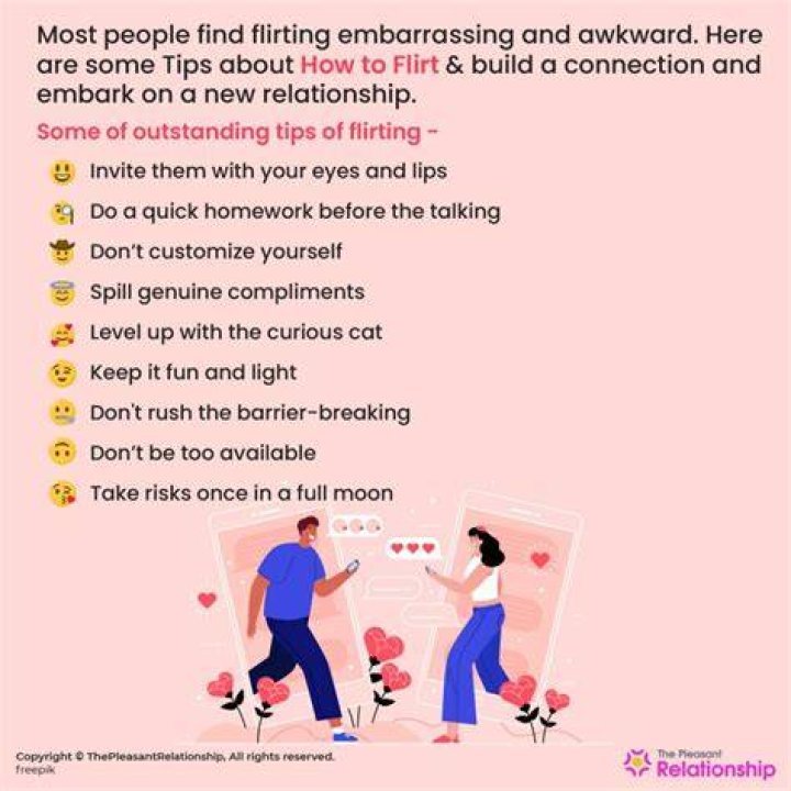 How do you flirt on chat?