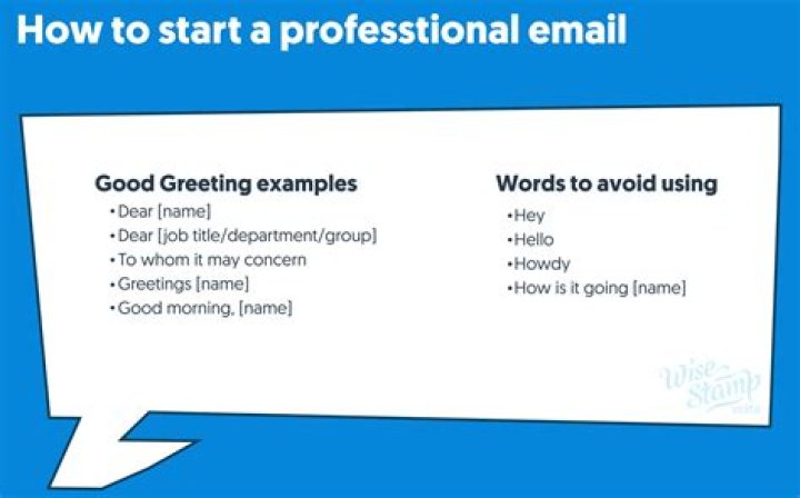 How do you greet someone at work?