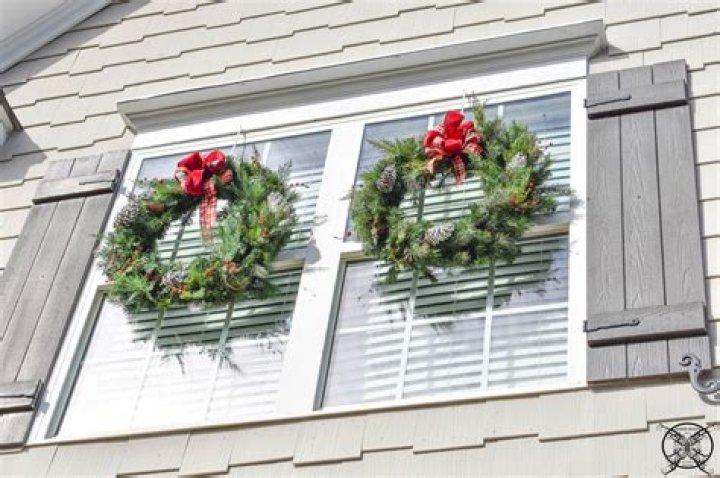 How do you hang a wreath on an 8 foot door