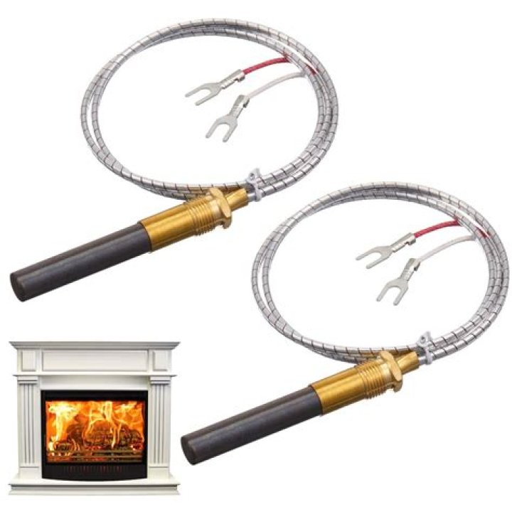 How do you install a thermocouple on a fireplace