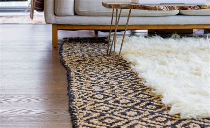 How do you layer a jute rug