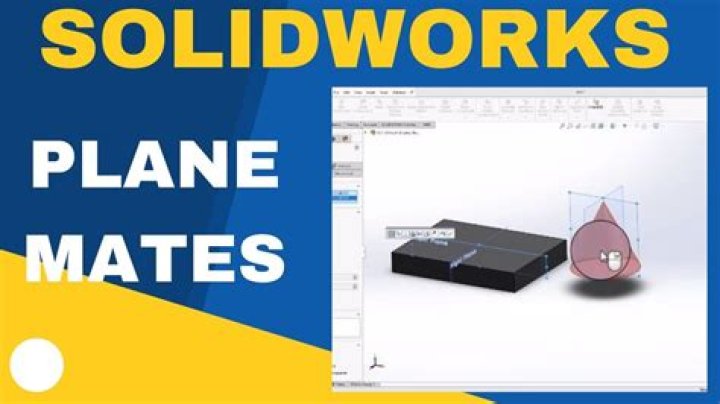 How do you mate two planes in SolidWorks?