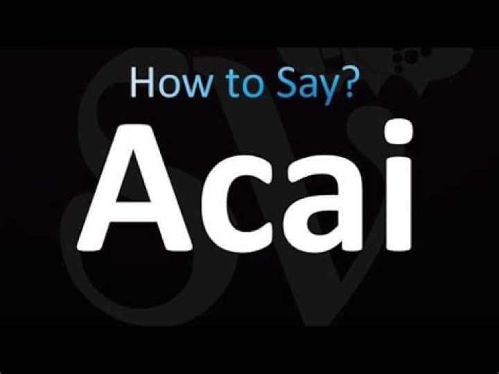 how do you pronounce acai