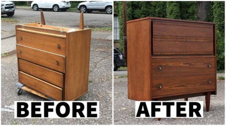 How do you refinish a storage trunk