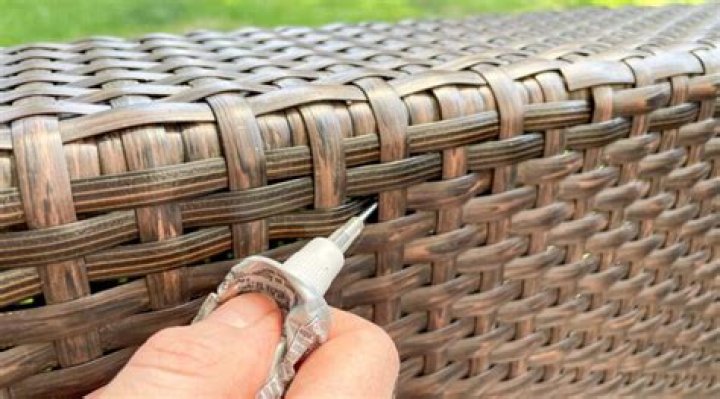 How do you refinish wicker rattan furniture