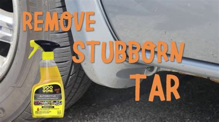 How do you remove tar from rubber?