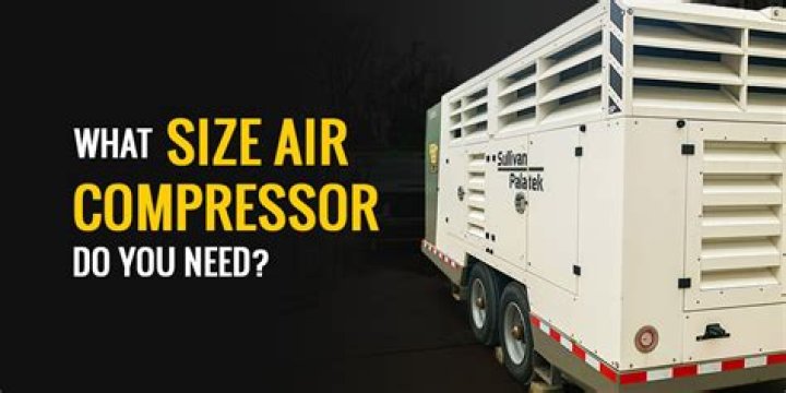 How do you size an air compressor tank