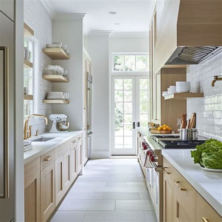 How do you style a galley kitchen