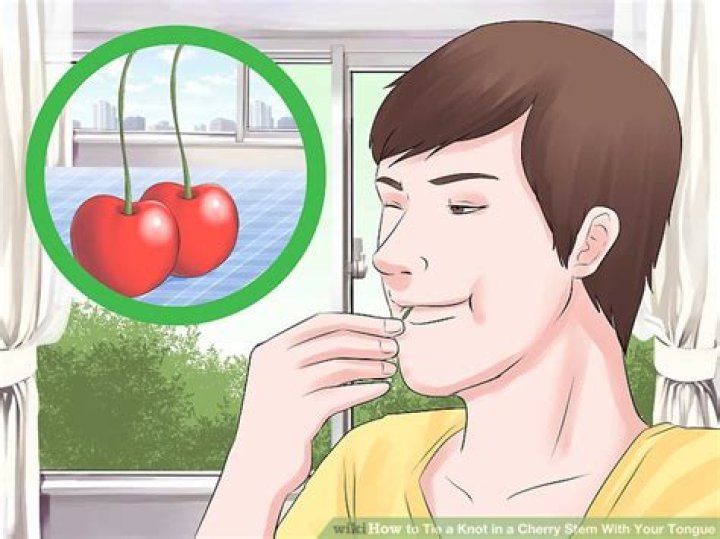 How do you tie a cherry stem with your tongue Youtube