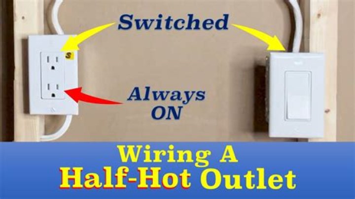 How do you wire a half hot outlet