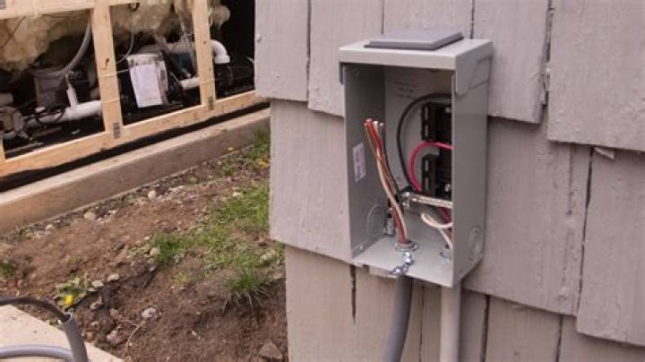 How do you wire electrical outside